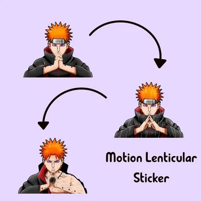 3D Motion Sticker (Naruto) Pain