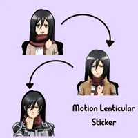 3D Motion Sticker (Attack On Titan) Mikasa Ackerman