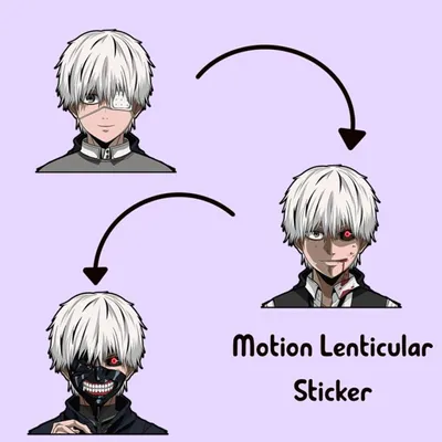 3D Motion Sticker (Tokyo Ghoul) Ken Kaneki