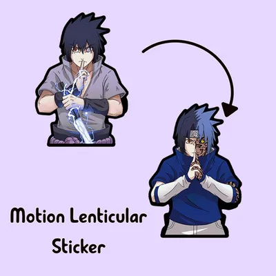 3D Motion Sticker (Naruto) Sasuke Uchiha #06