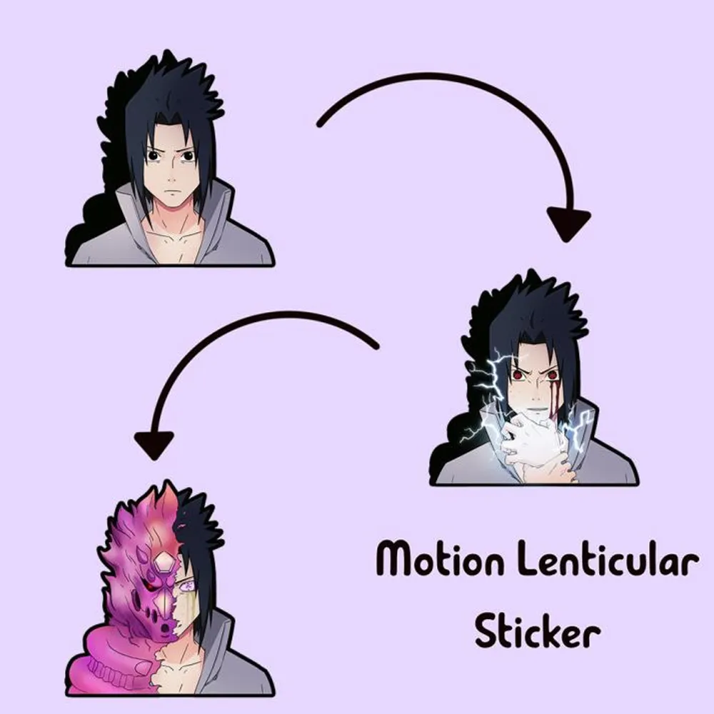 Naruto Lenticular Sticker