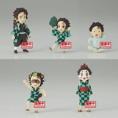 Figure Anime - Tanjiro Kamado Mini Collection (Series 1 Assorted) - Demon Slayer: Kimetsu no Yaiba World Collectable [1 Random Box]