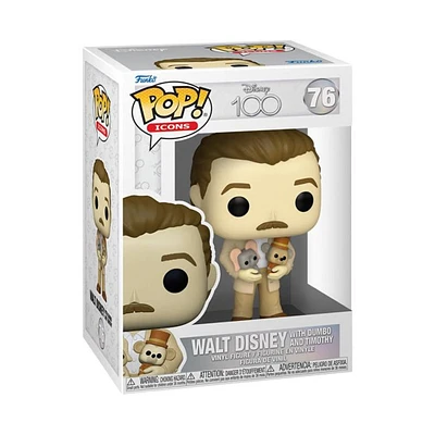 Funko POP Walt Disney with Dumbo and Timothy "Disney 100" [76]