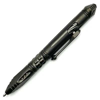 Microtech Kyroh Mini Titanium DLC Bolt Action Tactial Pen w/ Tritium Insert (4.8" Overall) 403M-TI-DLCTRI