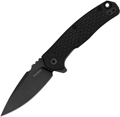 Kershaw Conduit A/O Liner Lock Black GFN Pocket Knife (3" Black 8Cr13MoV)