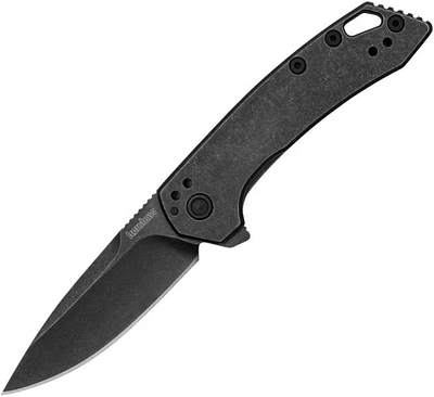 Kershaw Radar A/O Frame Lock Pocket Knife (2.9" Black Stonewash 8Cr13MoV)