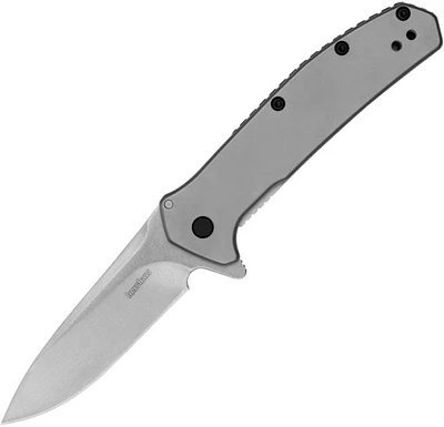 Kershaw Outcome A/O Frame Lock Pocket Knife (3.1" Stonewash 8Cr13MoV)