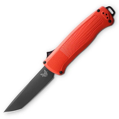 Benchmade Shootout Mesa Red [Limited] OTF Automatic Knife (3.5" Black Cru-Wear) 5370BK-04