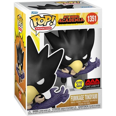 Funko POP Fumikage Tokoyami Fallen Angel (Glow-in-the-Dark) "My Hero Academia" AAA Exclusive [1351]