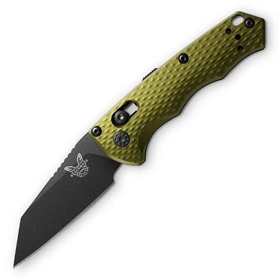 Benchmade Full Auto Immunity (Woodland Green) Knife Wharncliffe (2.5" Black M4) 2900BK-2