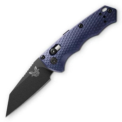 Benchmade Full Auto Immunity (Crater Blue) Knife Wharncliffe (2.5" Black M4) 2900BK