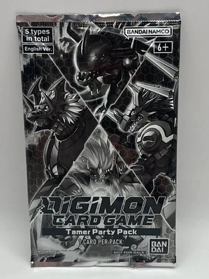 Digimon Card Game (Tamer Party Pack 2023) Error 4 Card Per Pack