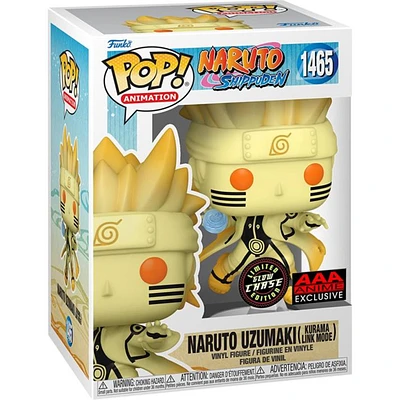 Funko Pop CHASE Naruto Uzumaki Kurama Link Mode "Naruto Shippuden" AAA Exclusive [1465]