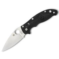 Spyderco Manix 2 Folding Knife Ball Bearing Lock Black FRCP [3.37" Satin CTS-BD1] C101PBK2