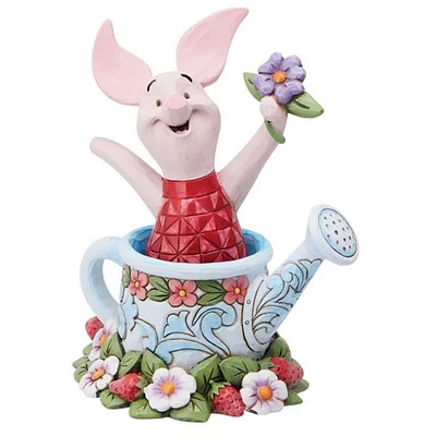 Disney - Piglet in Watering Can "Winnie the Pooh" (Jim Shore)