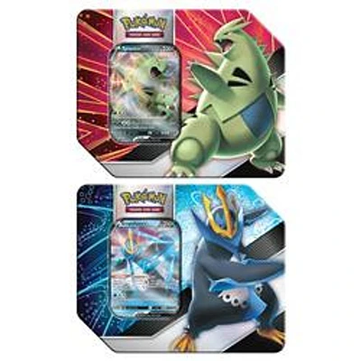 Pokemon TCG: V Strikers Tin (Tyranitar V/Empoleon V) [1 Random Tin]