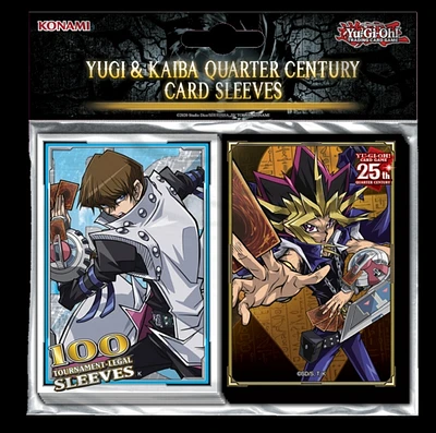 Yu-Gi-Oh TCG: Card Sleeves - Yugi & Kaiba Quarter Century (Pack 100)