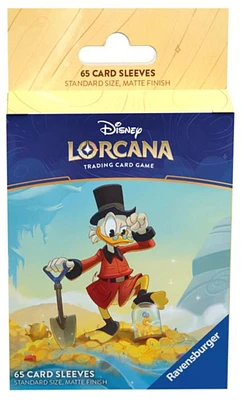 Disney Lorcana TCG: Scrooge McDuck - Matte Card Sleeves "Into the Inklands" (65CT)