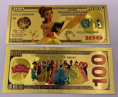 Disney (Belle) Souvenir Coin Banknote