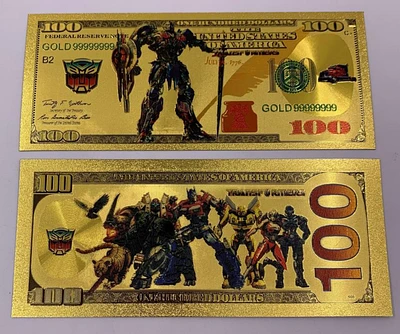 Transformers (Optimus Prime) Souvenir Coin Banknote