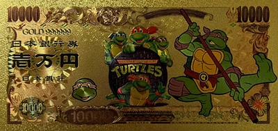 Teenage Mutant Ninja Turtles (Donatello) Souvenir Coin Banknote