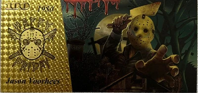 Horror Movies (Jason Voorhees) Souvenir Coin Banknote