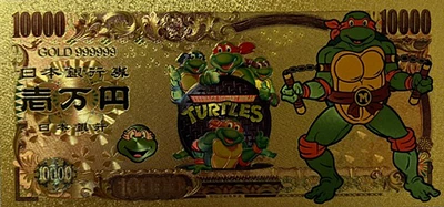 Teenage Mutant Ninja Turtles (Michelangelo) Souvenir Coin Banknote