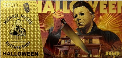 Horror Movies (Michael Myers) Souvenir Coin Banknote