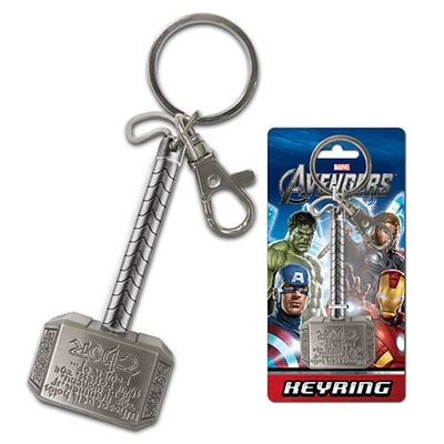 Marvel Avengers Thor Hammer() Pewter Keychain