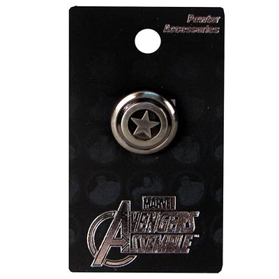 Captain America Shield Pewter Lapel Pin