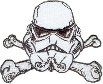 Patch - Star Wars - Storm Trooper - Bone