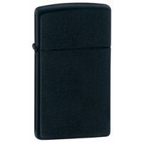 Slim Black Matte Zippo