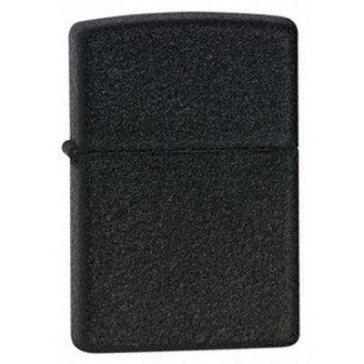 Black Crackle Zippo