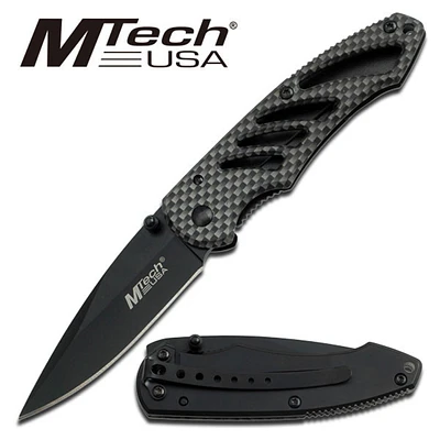 M-tech Bk Carbon Fiber Finish Small Pocket Knife