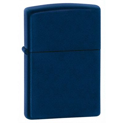 Plain, Navy Matte Zippo