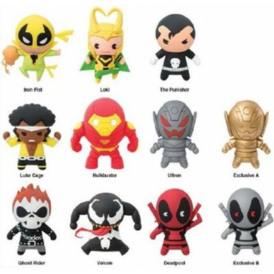 Marvel (Series 3) 3D Foam Bag Clip [1 Random Bag]