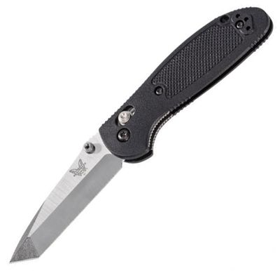 Benchmade Griptilian Pardue Folding Knife AXIS Lock Black Nylon [2.91" Satin S30V] 557-S30V