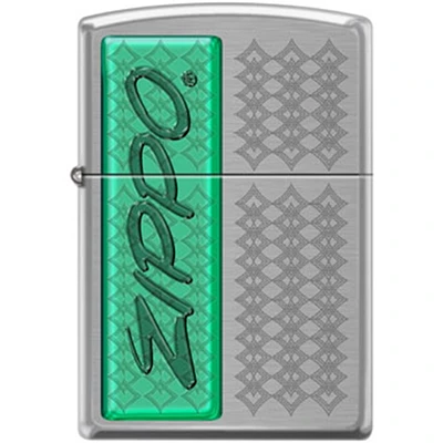 Green Large Zippo Logo Zippo