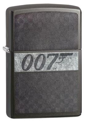 James Bond Gray Zippo