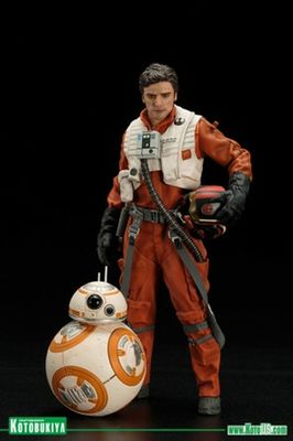 Star Wars: The Force Awakens Poe Dameron & BB-8 ARTFX+ Statue