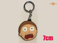 Rick And Morty - Morty's Head Rubber Keychain