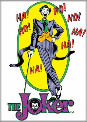 Magnet - Joker Leaning on Cane