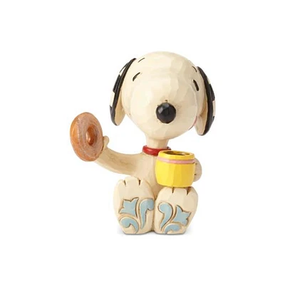 Iconix Peanuts Snoopy Donut & Coffee mini Statue Jim Shore