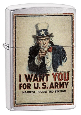 I Want You For US Army Zippo