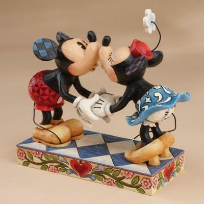 Disney Mickey Mouse & Minnie Smooch For My Sweetie Statue Jim Shore