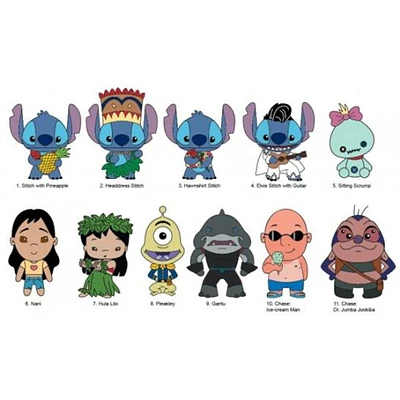 Disney Stitch (Series 2) 3D Foam Bag Clip [1 Random Bag]