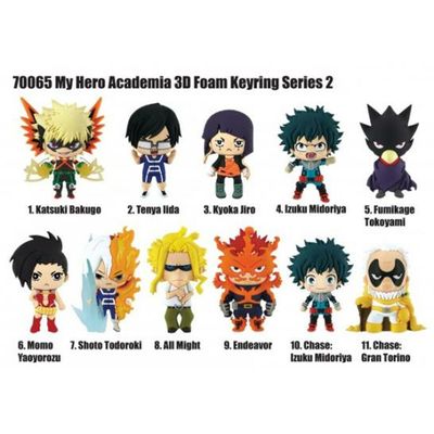 My Hero Academia (Series 2) 3D Foam Bag Clip [1 Random Bag]