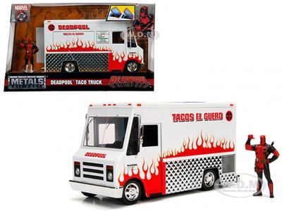 Model Car - 1:24 Deadpool Food Truck with Deadpool