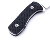 Kizer Lancer Fixed Blade Knife Black G-10 [4.75" Satin S35VN] Spear Point 1028