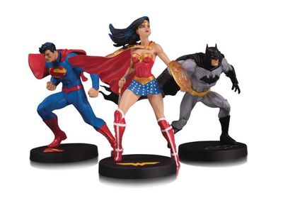 Jim Lee's Set Of 3 Designer Series DC Comics Statue